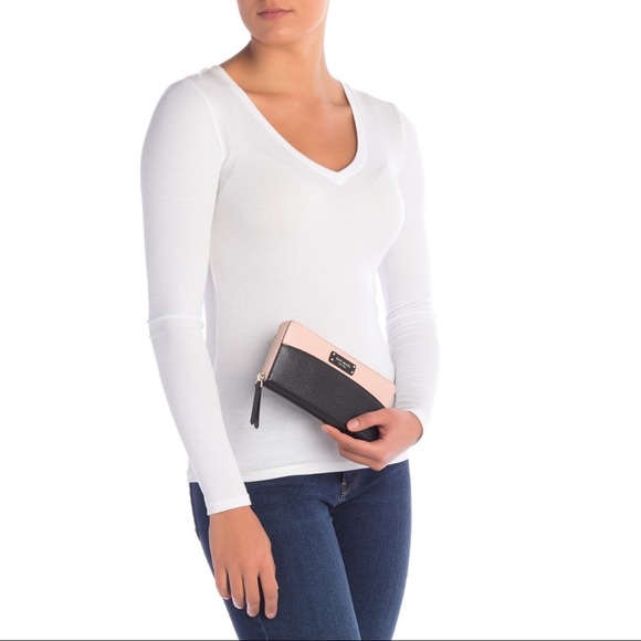 KATE SPADE Jeanne Wallet Continental Blush Black - Picture 2 of 9